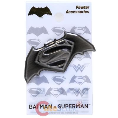 DC Batman V Superman Pewter Pin Badge Brooch - Deluxe