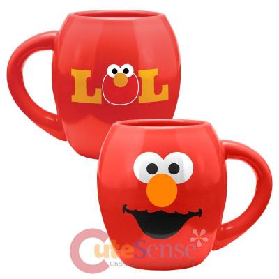 Sesame Street Elmo Oval Ceramic Mug