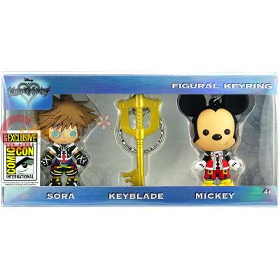 Kingdom Hearts 3 Piece 3D Foam Key Ring Set