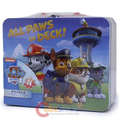 Paw Patrol Tin Box with Puzzle Set