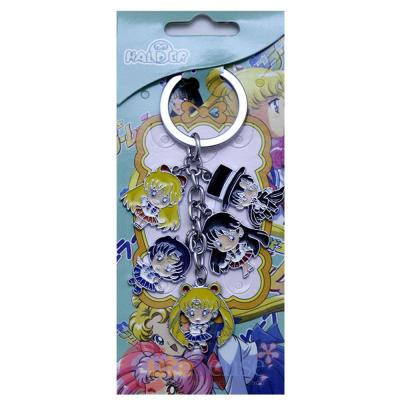 Sailormoon 5 pendent Key chain Chibi