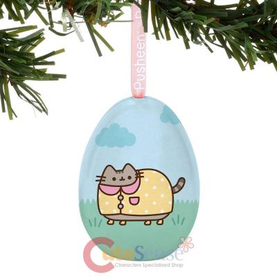 Pusheen Easter Egg Ornaments Rainy Day