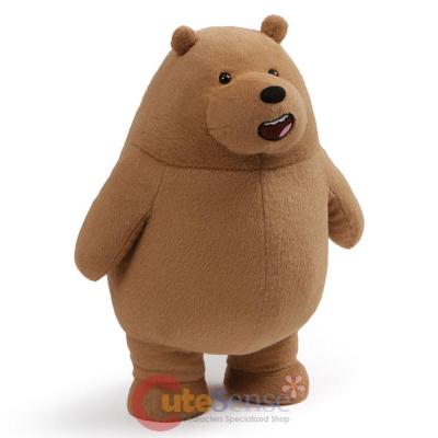 We Bare Bears Grizz Standing Plush Doll