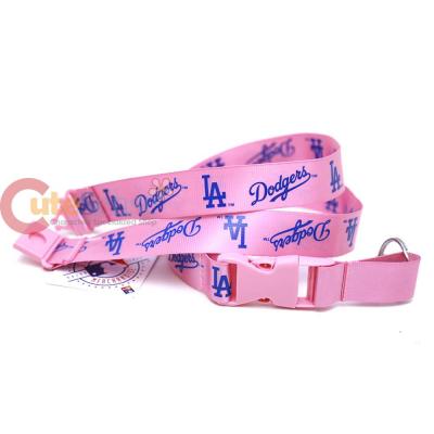 LA - Dodgers Lanyard MLB Key Chain - Pink