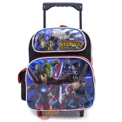 Marvel Avengers Infinity War School Roller Backpack 12" Toddler Small Bag