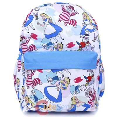 Alice in Wonderland AOP Large School Backpack