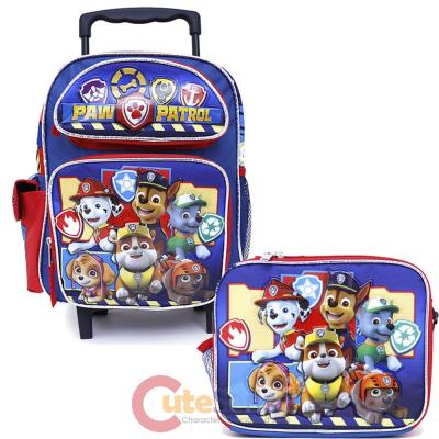 Nickelodeon Paw Patrol 12" Small Roller Backpack with Lunch Bag 2pc Set - Team Work