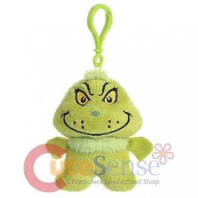 Dr. Seuss Grinch Plush Doll Clip On