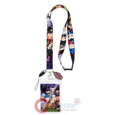 Disney Villains Cute Lanyard Key Chain ID Pocket