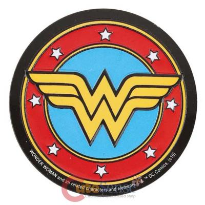 DC Comics Wonder Woman Logo Embossed Tin Magnet