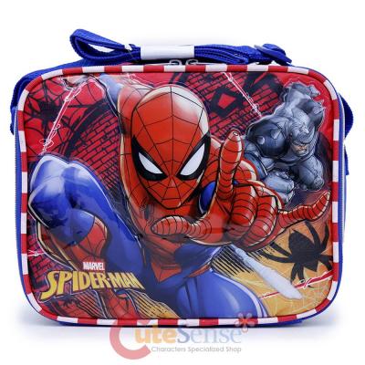 Marvel Spiderman School Lunch Bag Snack Box