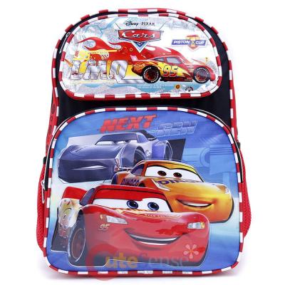 Cars Mcqueen Large School Backpack 16" Book Bag - Top Engine