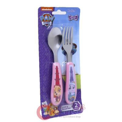 Paw Patrol Kids Stainless Spoon & Fork Set