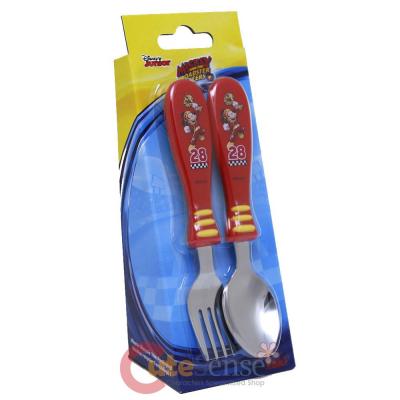 Mickey Mouse Kids Stainless Spoon & Fork Set