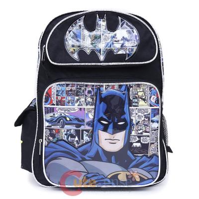 DC Comics Batman Large School Backpack 16" Book Bag Comic