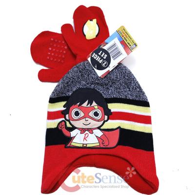 Ryans World Beanie Hat Glove Set