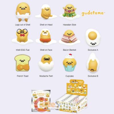 Sanrio Gudetama 3D Foam Figural Key Ring *Mystery Blind Bag *