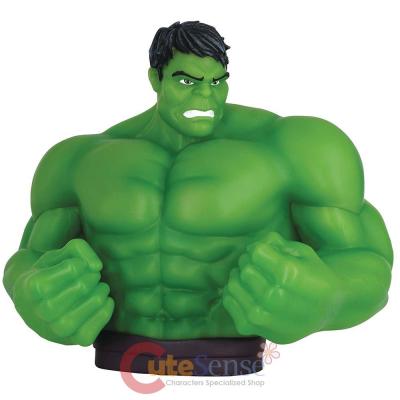 Marvel Hulk Bust Figure Coin Bank Growling