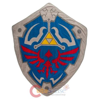 Legend of Zelda Hylian Shield Fleece Blanket Throw