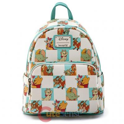 Disney Classic Mint Checkered Mini Backpack