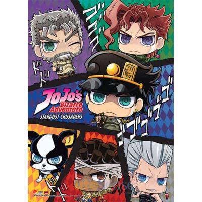 JOJO Wall Scroll Group Kwaii