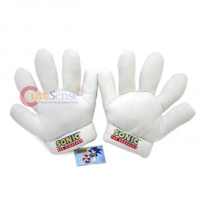 Sonic the Hedgehog- Sonic White Large Plush Cosplay Gloves