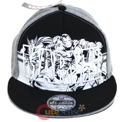 Marvel Snapback Hat Logo