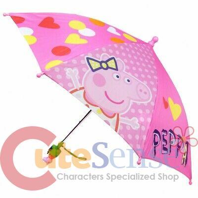 Nick Jr Peppa Pig  Kids Umbrella with 3D Figure Handle