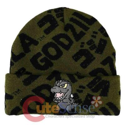 Godzilla Beanie Logo AOP