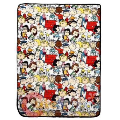 Peanuts Group Fleece Throw