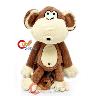 Disney Bobby Jack Monkey Plush Backpack 17" Figure Bag