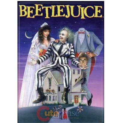 Beetlejuice Rec Magnet Poster