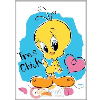 Tweety Rec Magnet Tres Chick