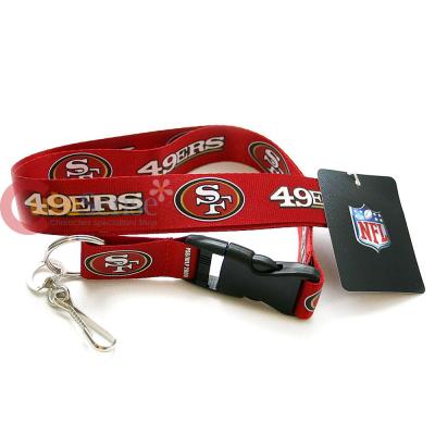 San Francisco 49ers Lanyard NFL Key Chain -Red