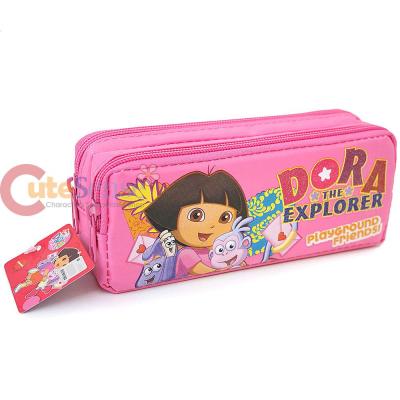 Dora The Explorer Dora & Boots Zippered  Pencil Case -2 Zippered Bag