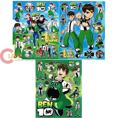 Ben 10 Alien  Stickers Set of 3 - Removable Wall Window