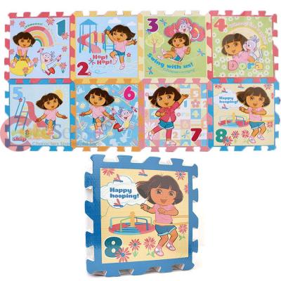 Dora The Explorer Soft Foam Hopscotch Play Mat (8pc 12x12)