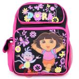 Dora The Explorer Dora & Boots School Backpack 14in Medium Bag-Flower Garden