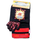 Sky Landers Giants  Kids Beanie  Gloves and  Scarf Set :  Black