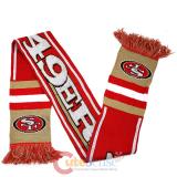 NFL San Francisco 49ers Kinnited Scarf - Stripe Logo