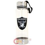 Oakland Raiders  Clip On Water Bottle Clear Sports Water Bottle / Container