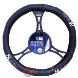 New York Yankees  Car Auto Steering Wheel Cover - NY Logo Leather