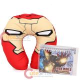 Marvel Iron Man 3  Neck Rest Pillow Travel Cushion with Mini Note