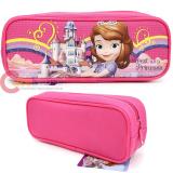 Disney Sofia The First Zippered  Pencil Case Pouch Bag - Sweet Princess Pink