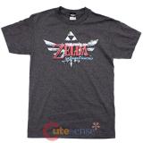 The Legend of Zelda Skyward Mens T Shirts Wing Logo Grey T - Size M