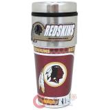 Washington Redskins Coffee Mug  Travel Tumbler Cup - NFL Metallic Color Logo