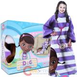 Disney Jr. Doc Mcstuffins Throw Blanket with Sleeves -Kids Size