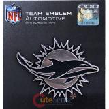 NFL Miami Dolphins  Team Logo Auto Car Emblem - 2013 New Logo