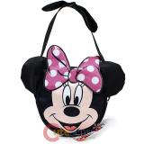 Disney Minni Mouse Face Cut Hand Bag  Mini Purse with Pink Bow