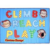 Curious George Carpet Accent Mat Area Rug  39"x58" - Climb Riach Play